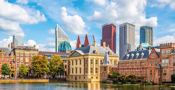 A scenic view of The Hague, Netherlands