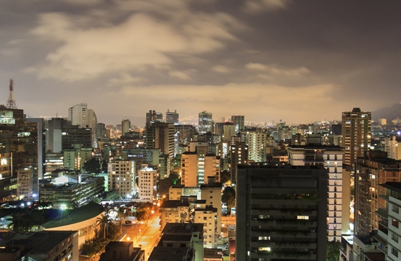 Skyline of Caracas City, Venezuela